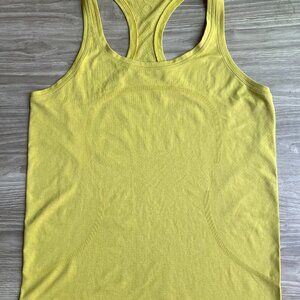 Lululemon Swiftly Tech Racerback Yellow